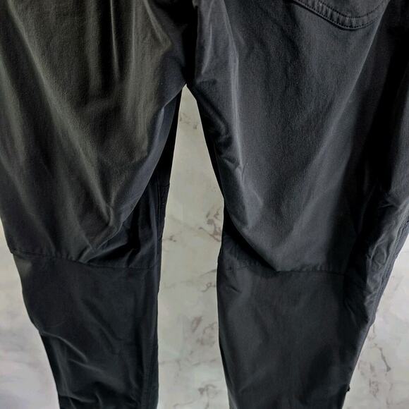 REI Co Op Pants Women 14 Black Screeline Hiking Nylon UPF Convertible Capri - Picture 7 of 15